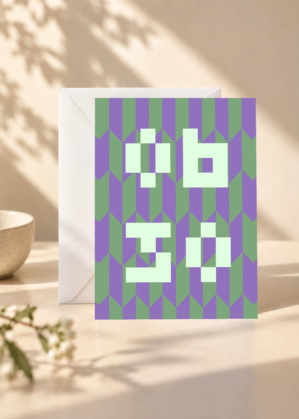 June 30 DAYMARK card — Mint Blocks — scene 1