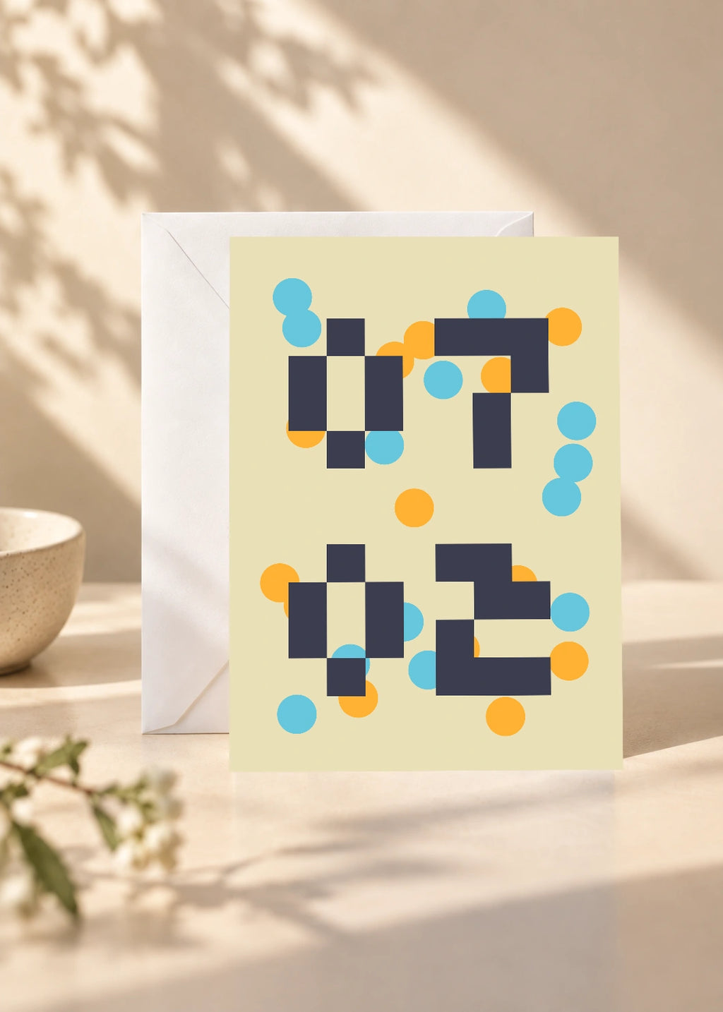 July 2 DAYMARK card — Orange Modules — scene 1