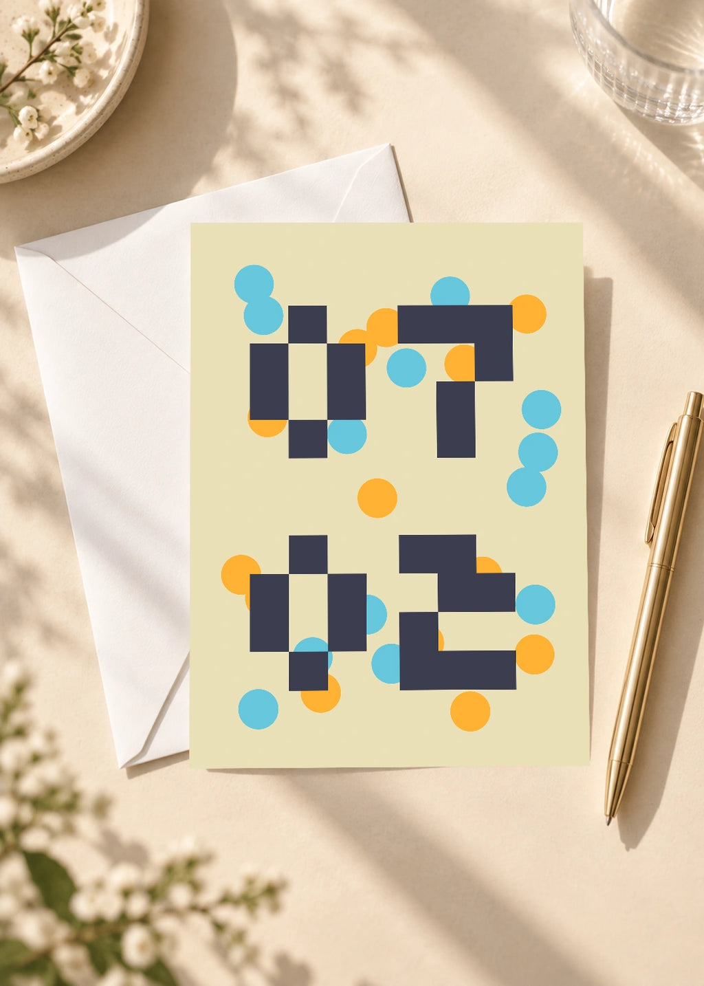 July 2 DAYMARK card — Orange Modules — scene 4