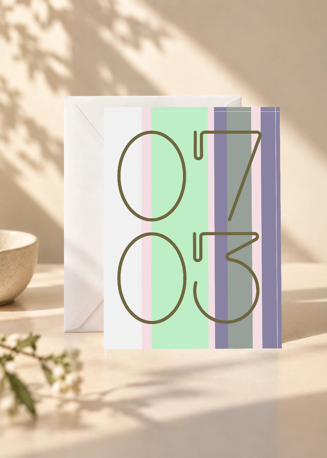 July 3 DAYMARK card — Grey Columns — scene 1