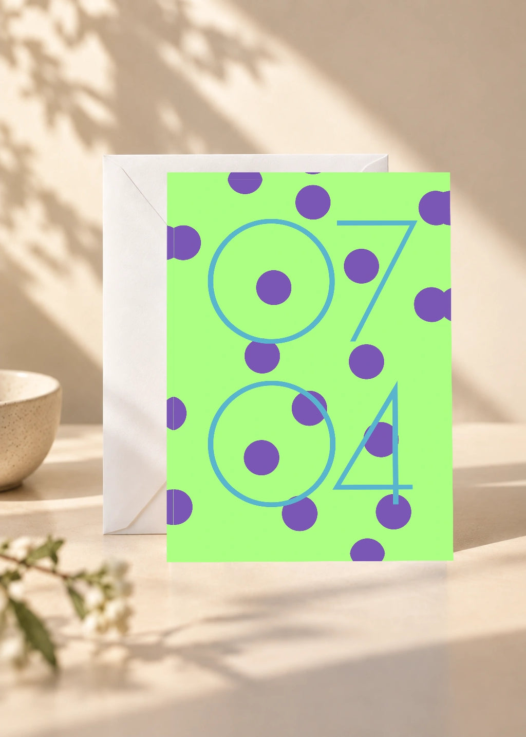 July 4 DAYMARK card — Blue Orbit — scene 1