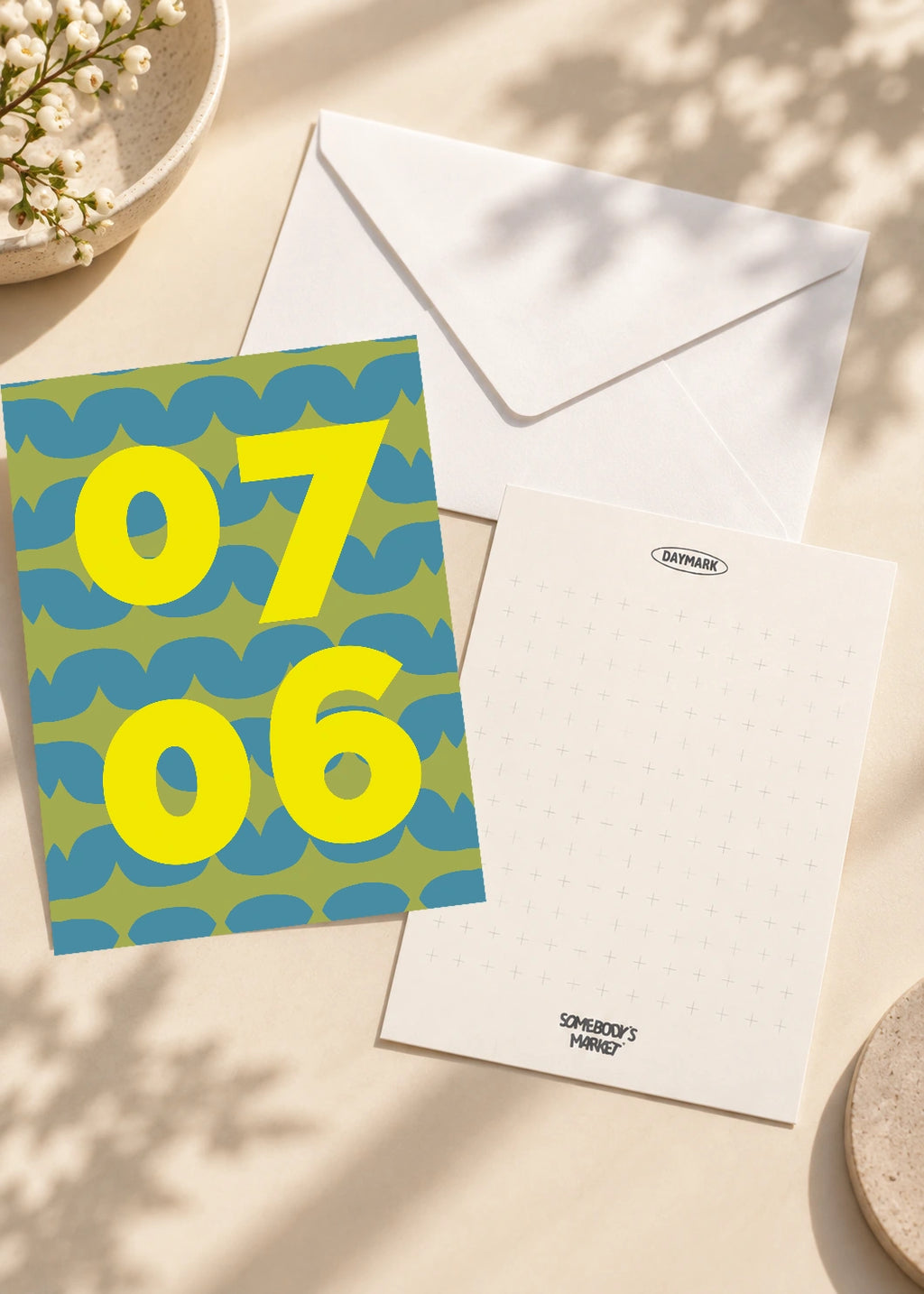 July 6 DAYMARK card — Yellow Waves — scene 2