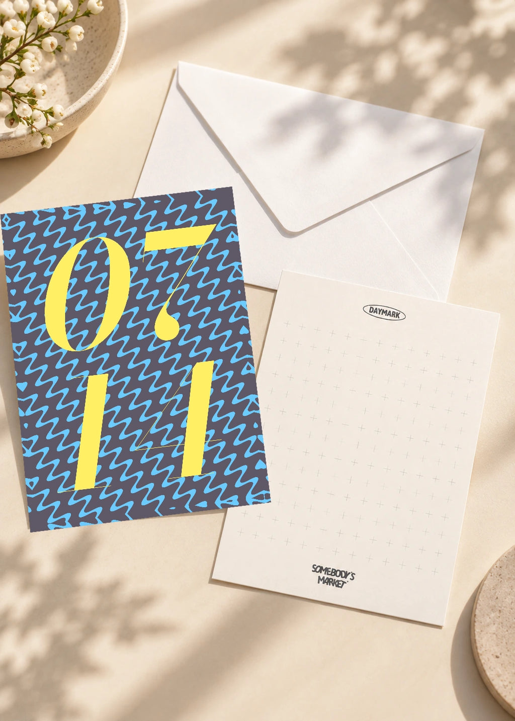 July 14 DAYMARK card — Gold Static — scene 2