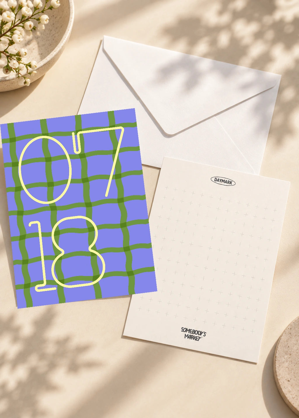 July 18 DAYMARK card — Lime Net — scene 2