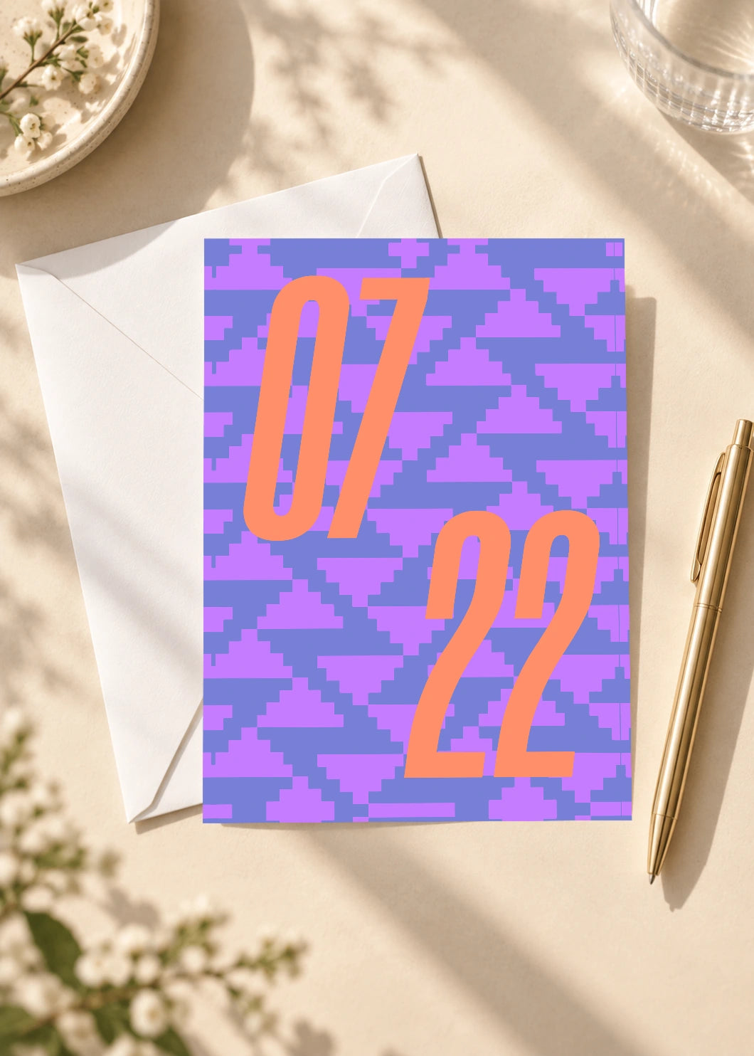 July 22 DAYMARK card — Orange Static — scene 4