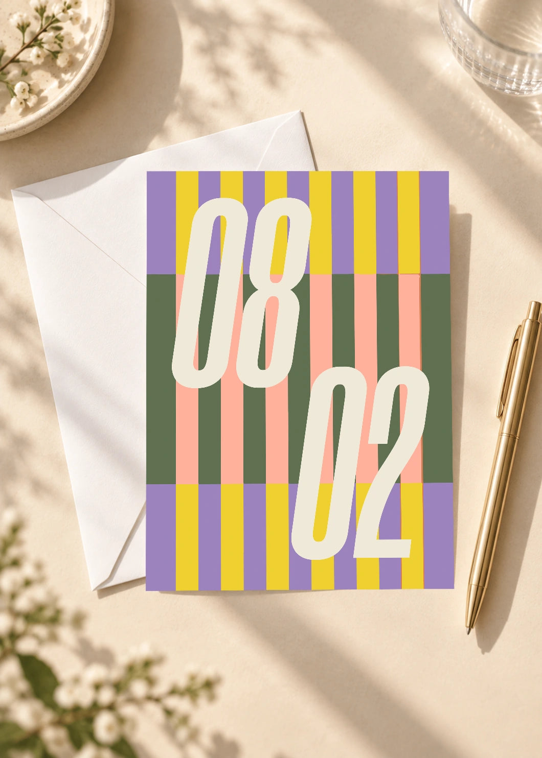August 2 DAYMARK card — Ivory Rails — scene 4