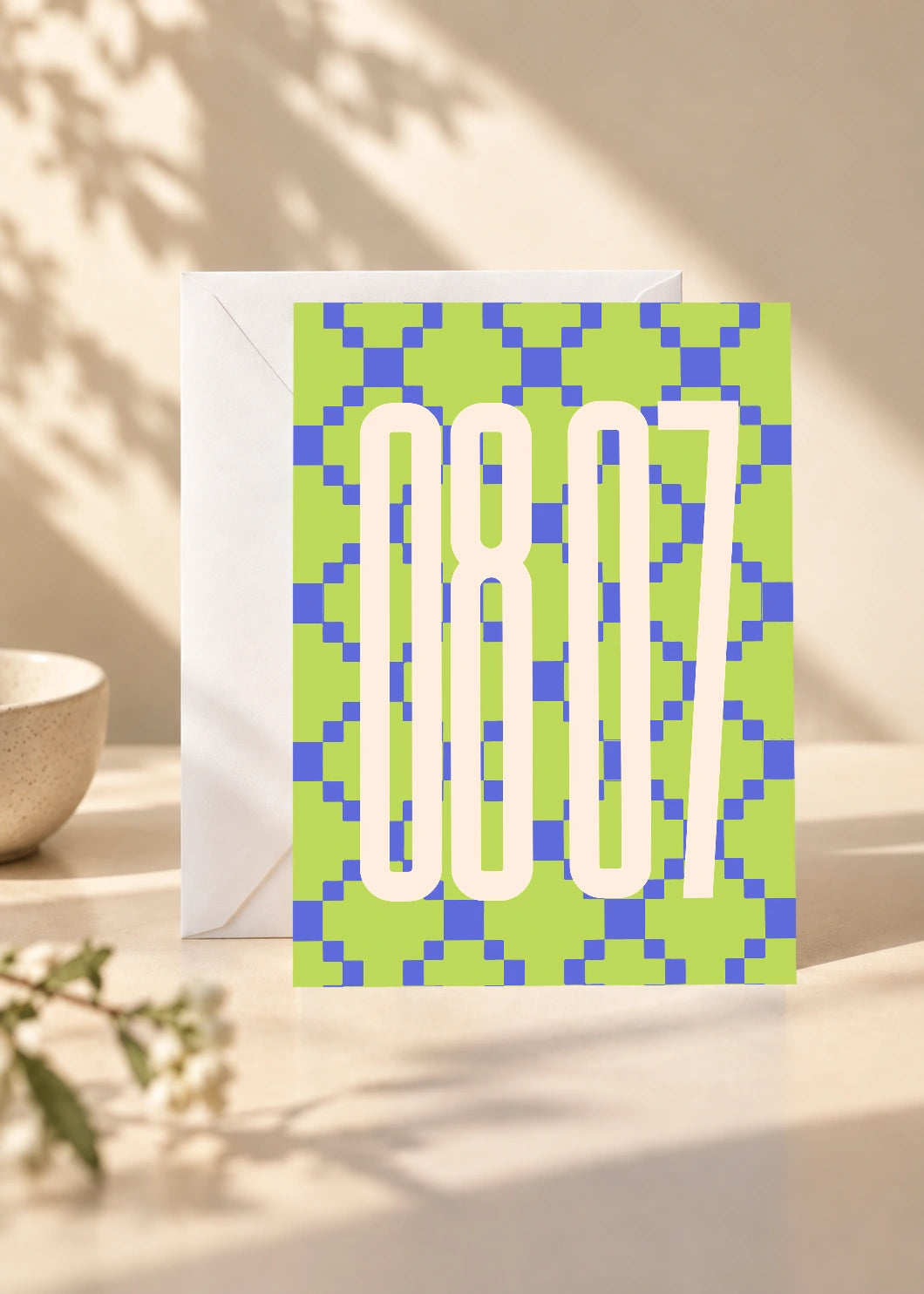 August 7 DAYMARK card — Acid Pixel — scene 1