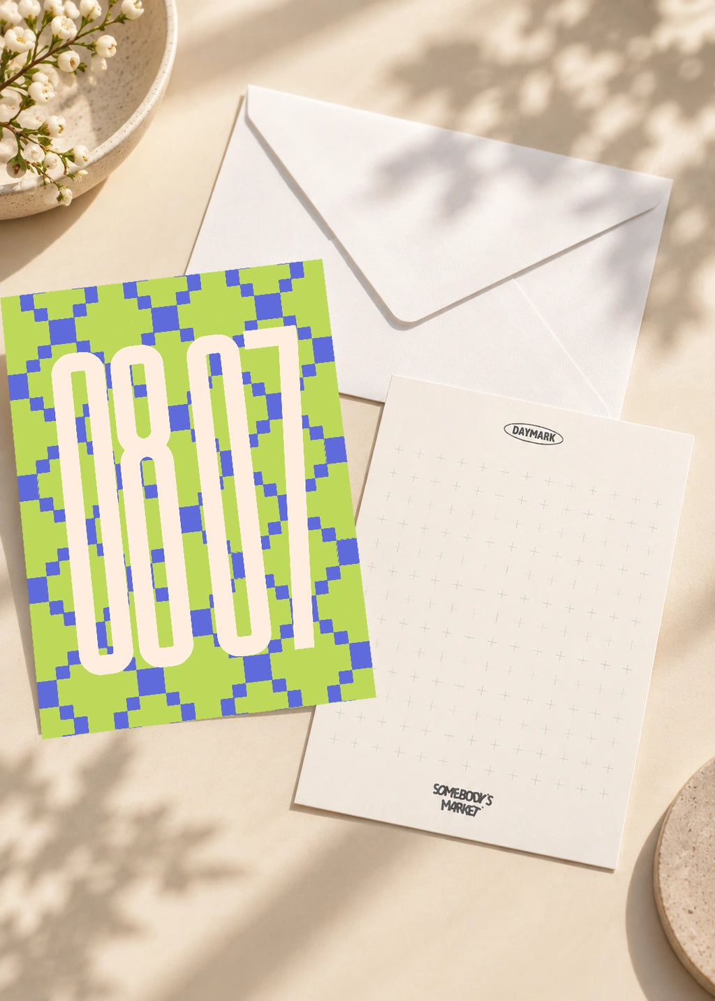 August 7 DAYMARK card — Acid Pixel — scene 2