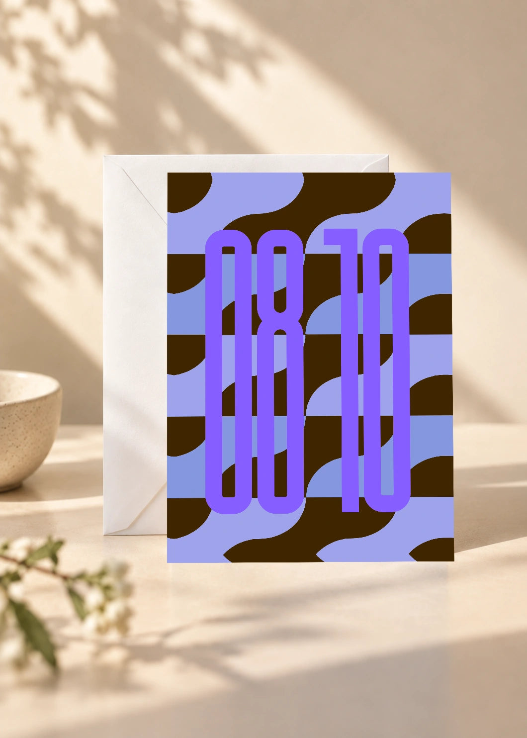 August 10 DAYMARK card — Purple Ladder — scene 1