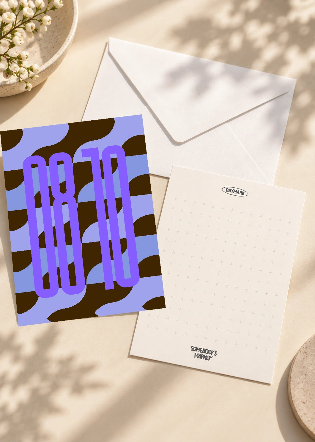 August 10 DAYMARK card — Purple Ladder — scene 2