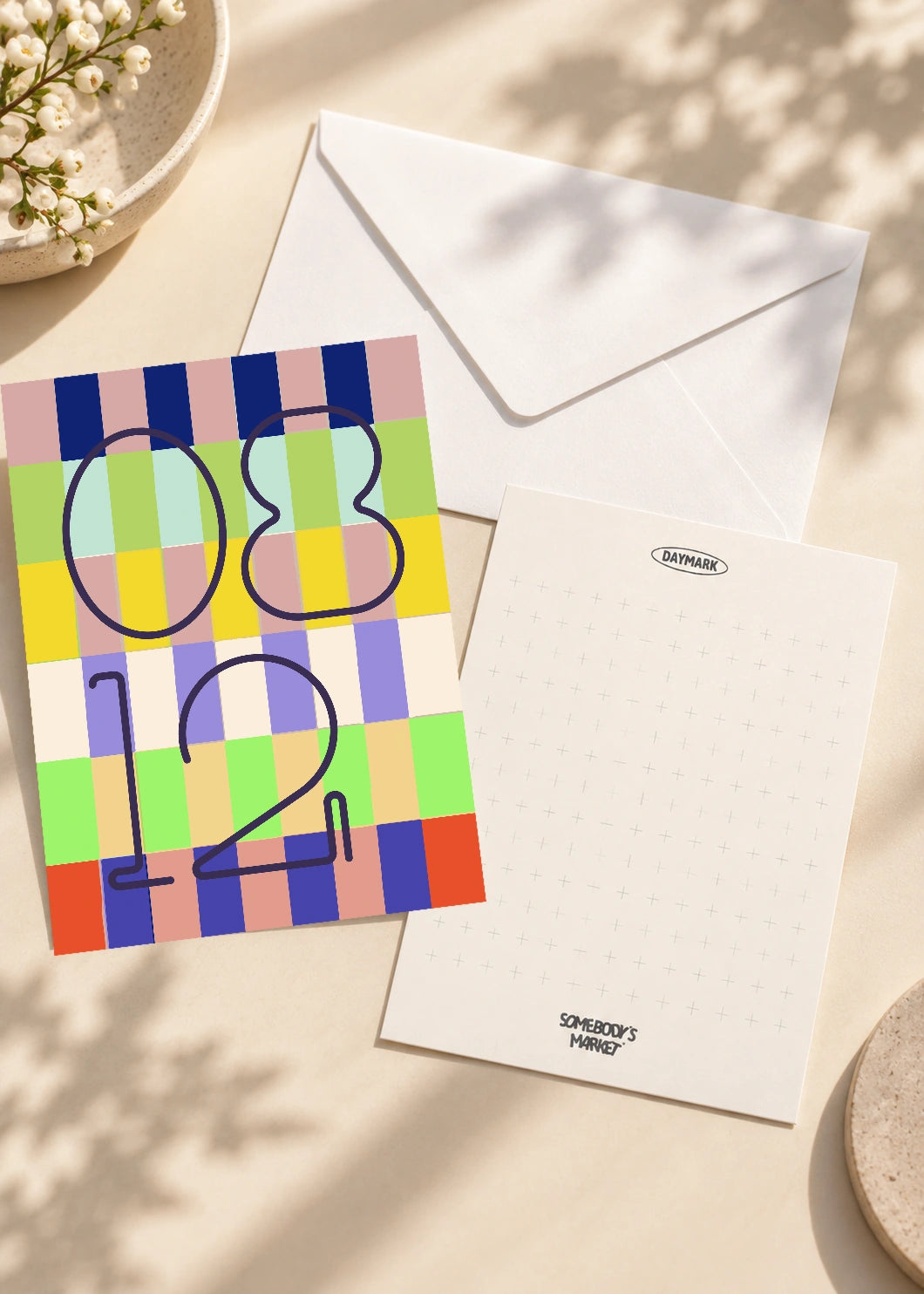 August 12 DAYMARK card — Ink Window — scene 2