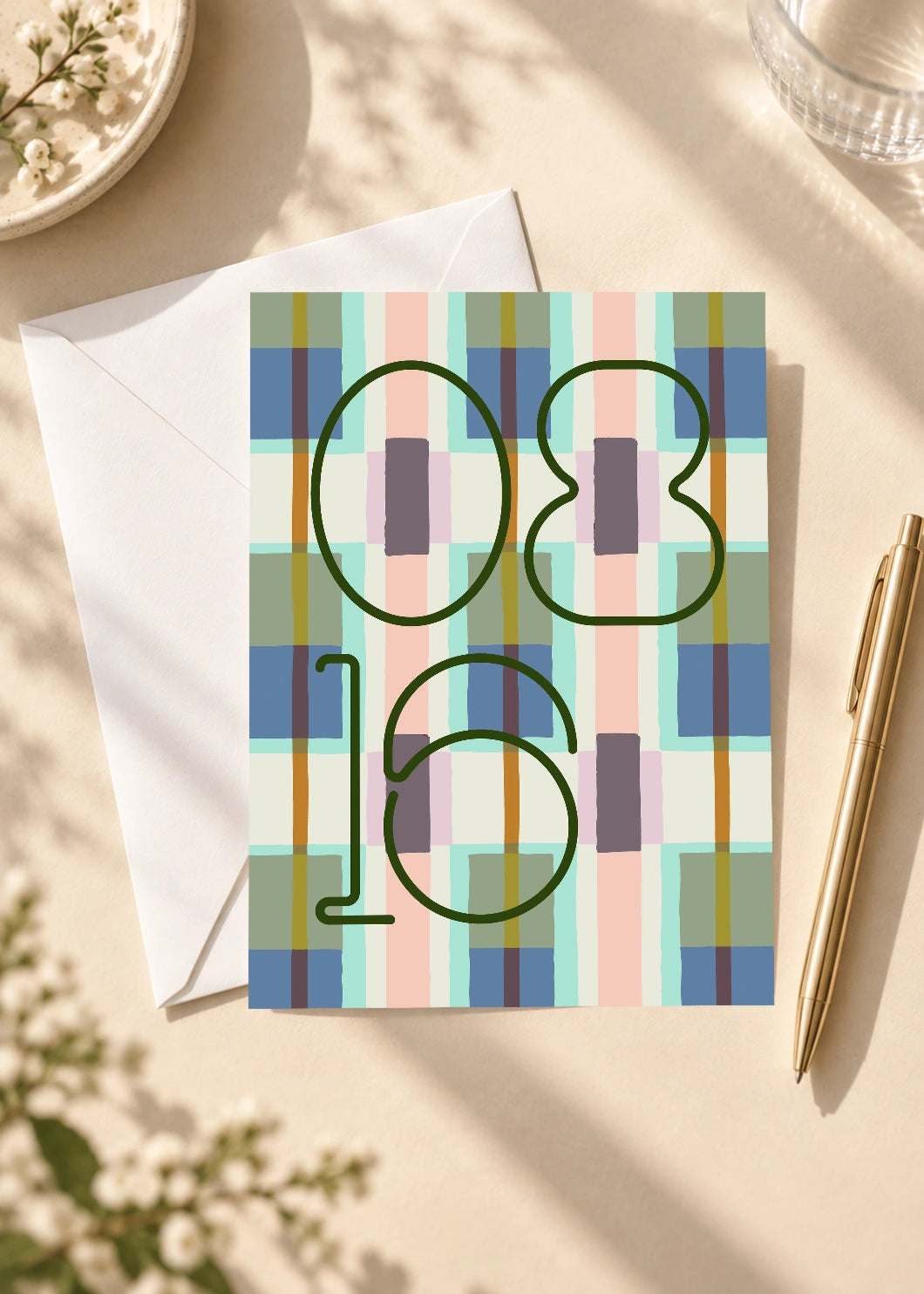 August 16 DAYMARK card — Forest Window — scene 4