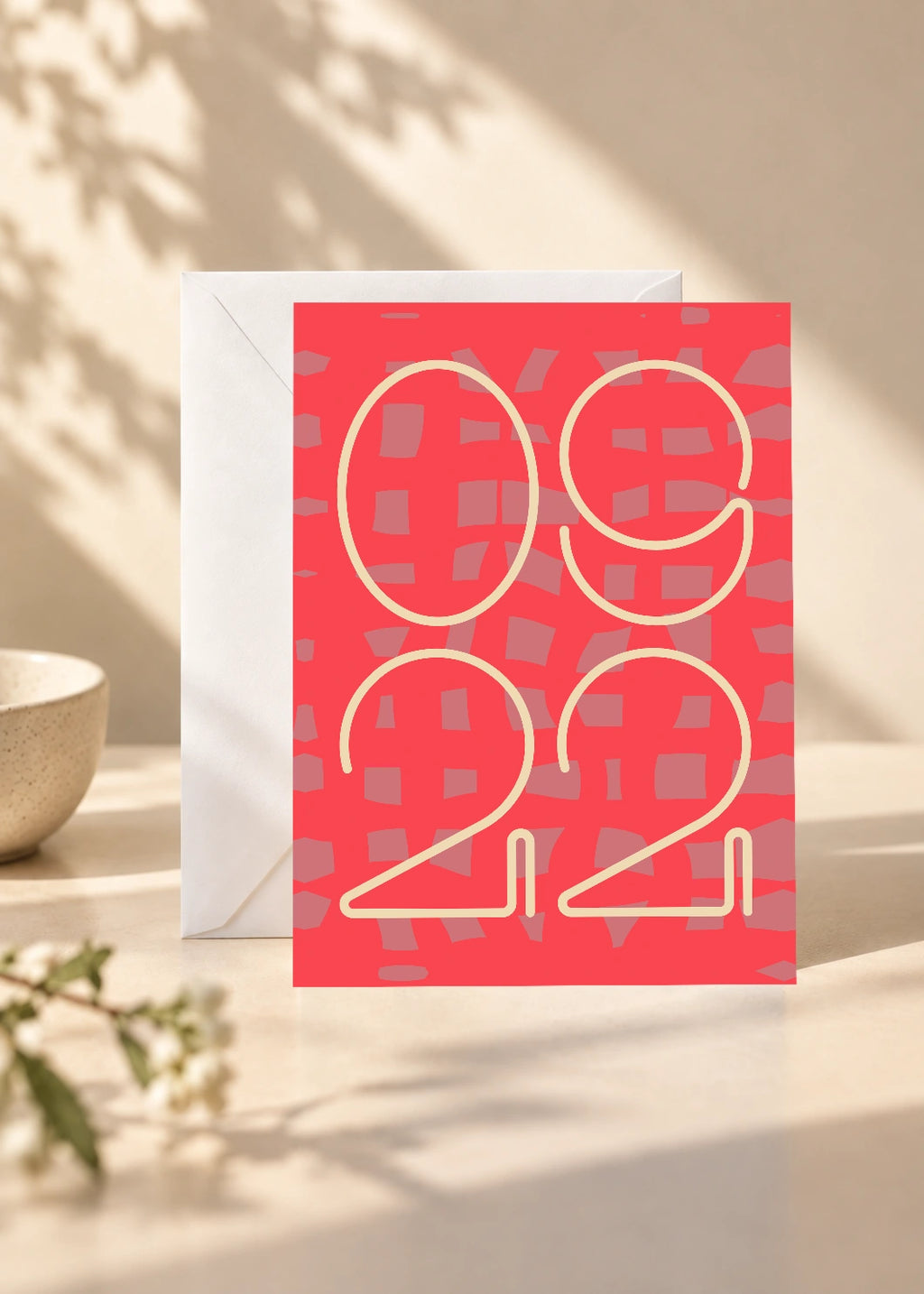 September 22 DAYMARK card — Cream Matrix — scene 1