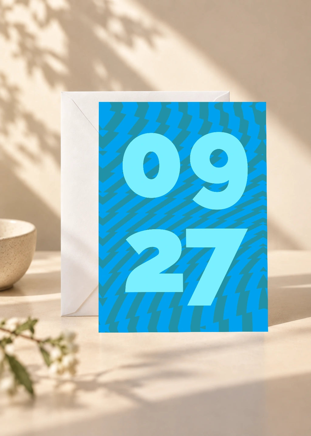 September 27 DAYMARK card — Aqua Motion — scene 1