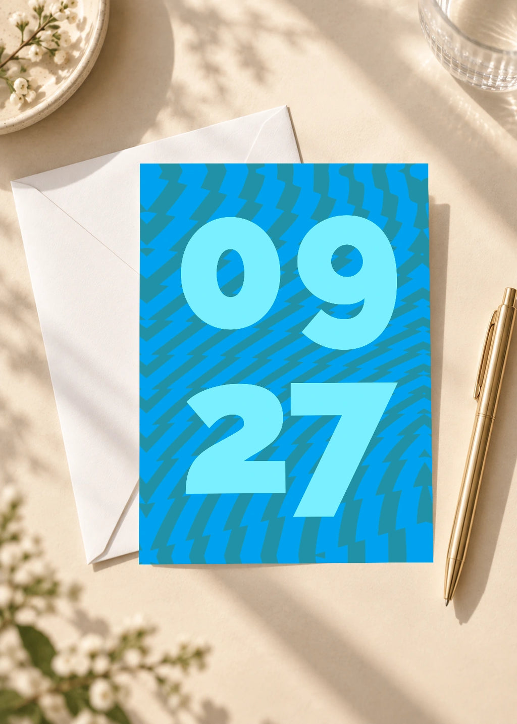 September 27 DAYMARK card — Aqua Motion — scene 4
