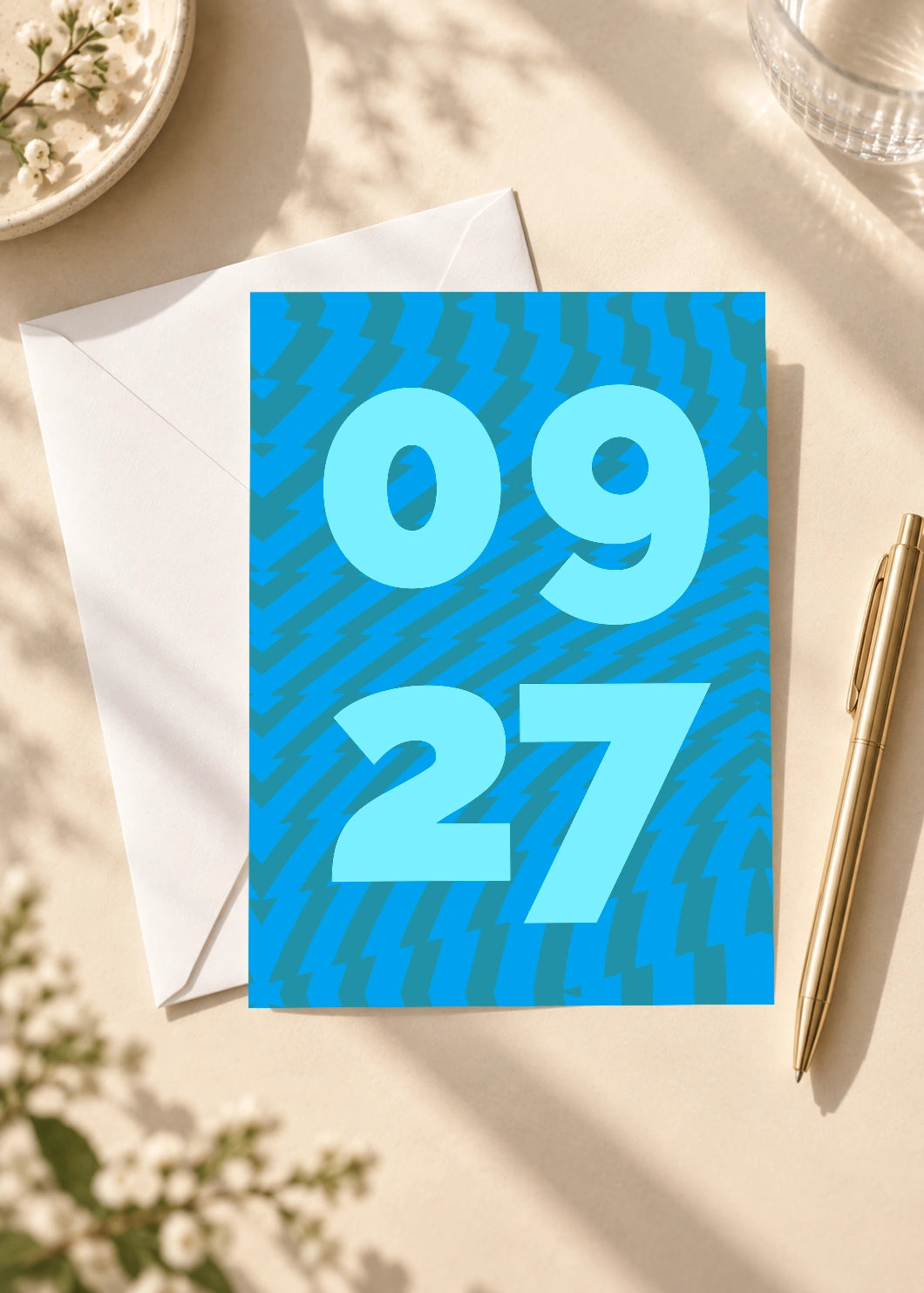 September 27 DAYMARK card — Aqua Motion — scene 4