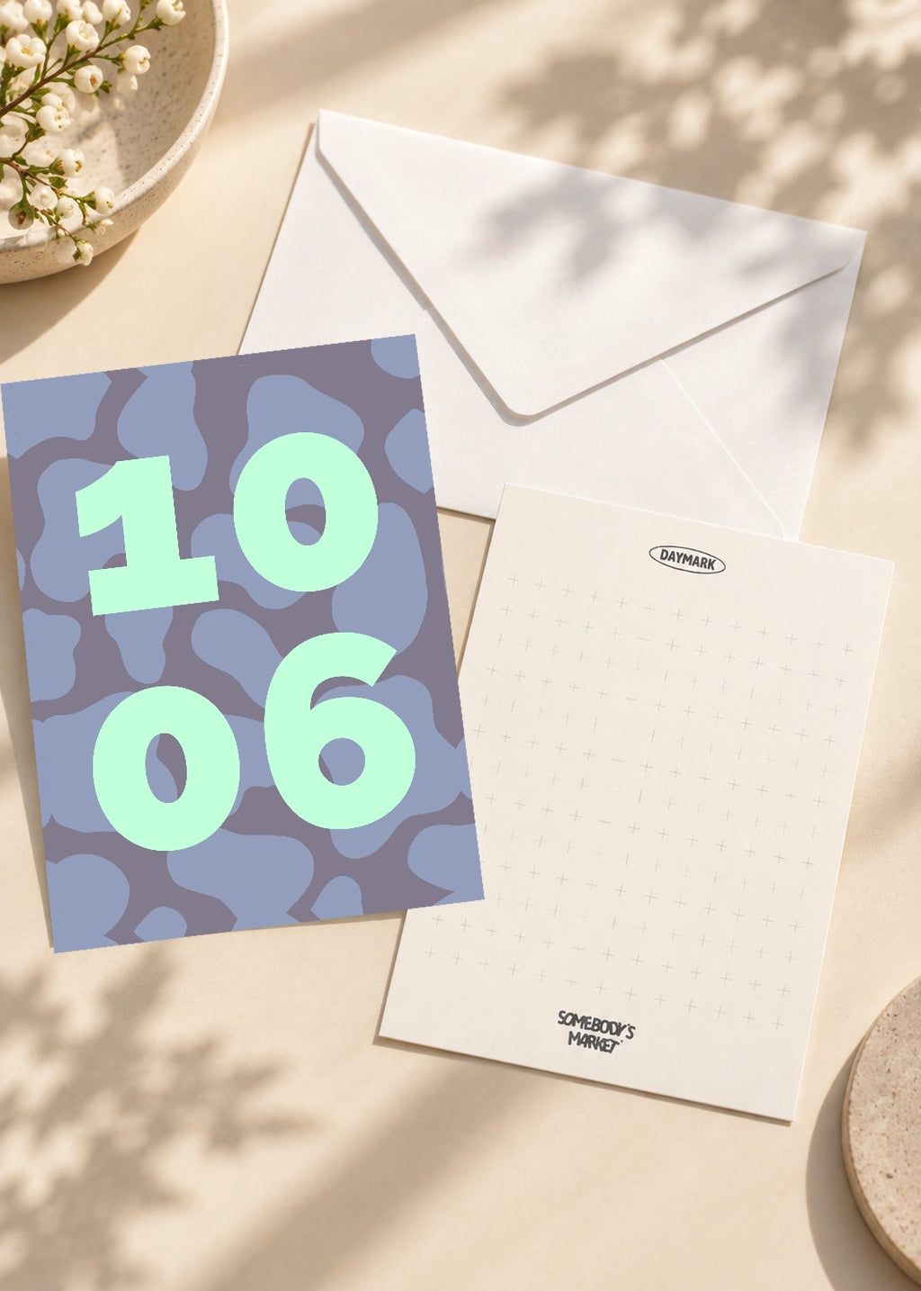 October 6 DAYMARK card — Mint Shapes — scene 2
