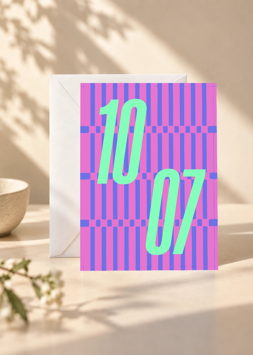 October 7 DAYMARK card — Mint Rail — scene 1