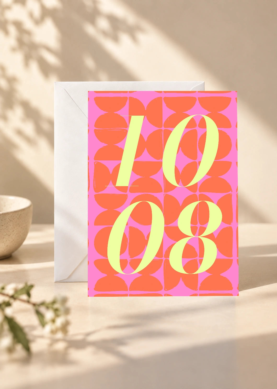 October 8 DAYMARK card — Lemon Tiles — scene 1