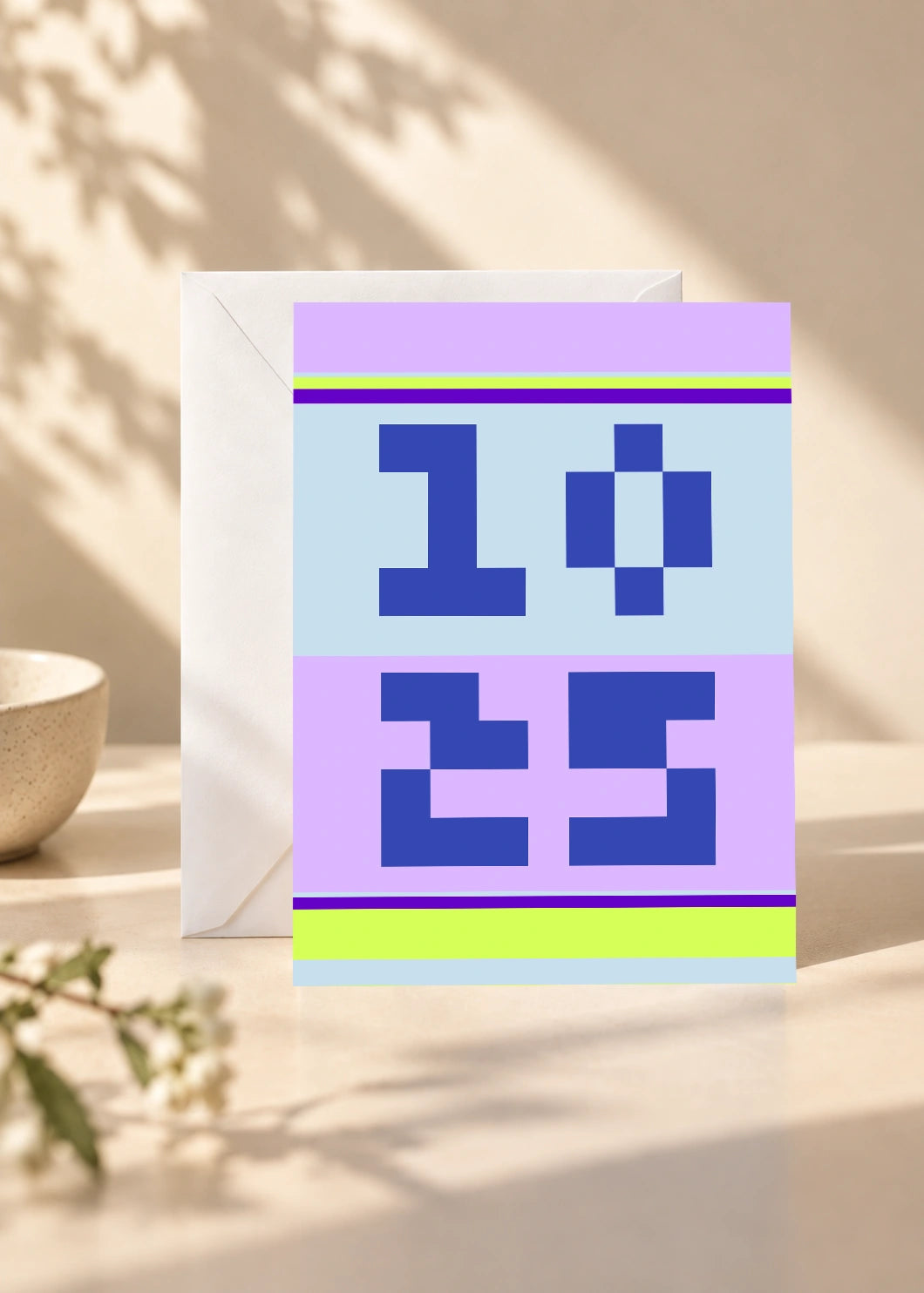 October 25 DAYMARK card — Blue Frame — scene 1