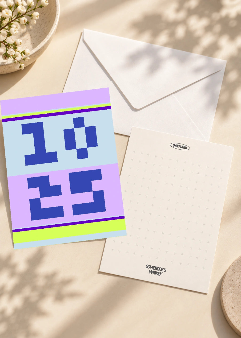 October 25 DAYMARK card — Blue Frame — scene 2