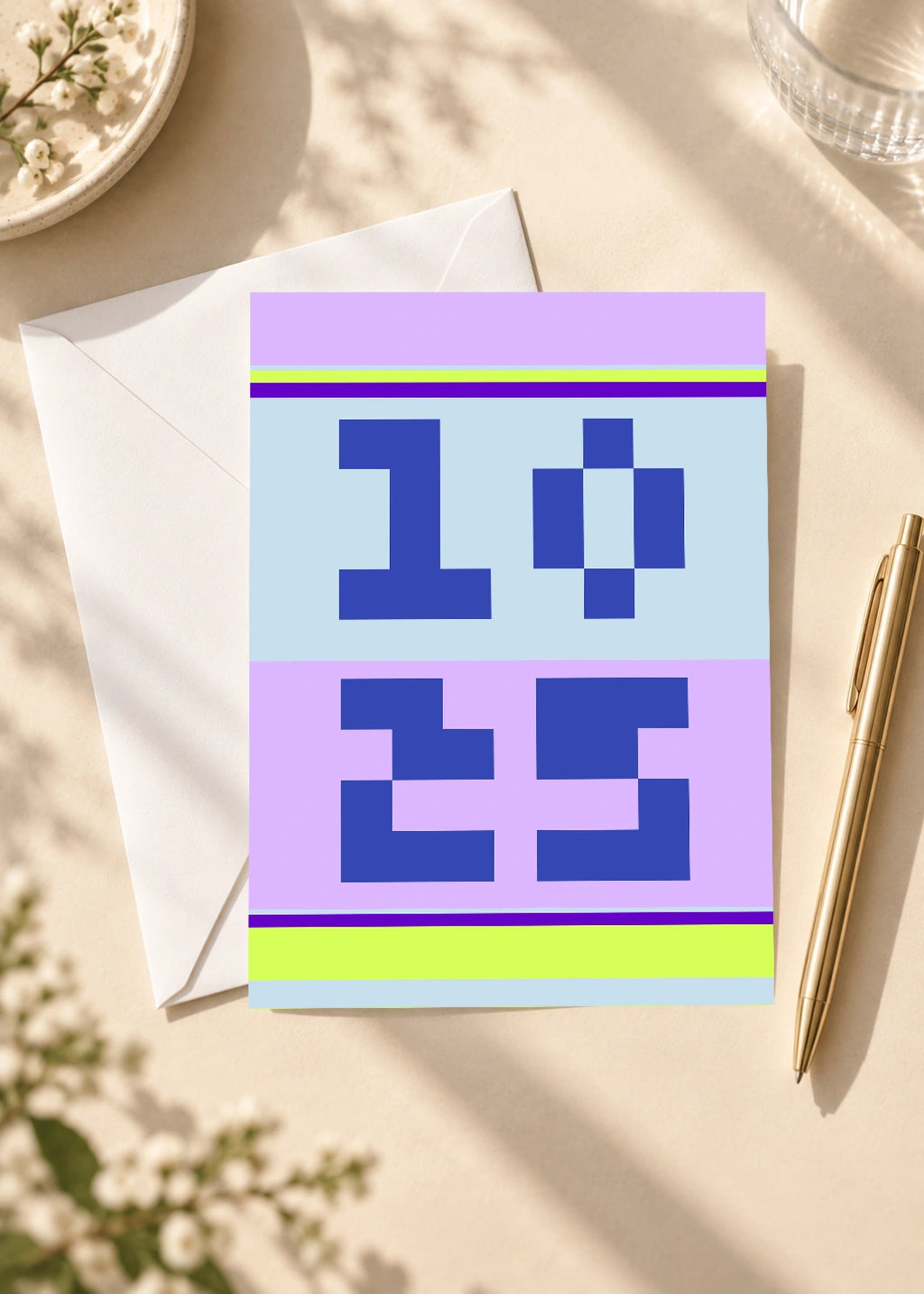 October 25 DAYMARK card — Blue Frame — scene 4
