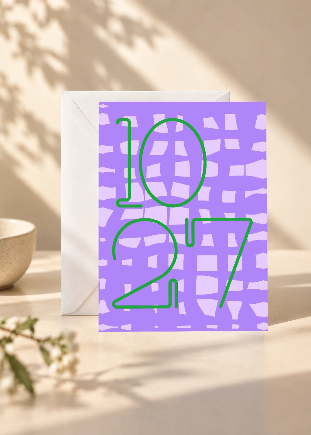 October 27 DAYMARK card — Olive Matrix — scene 1