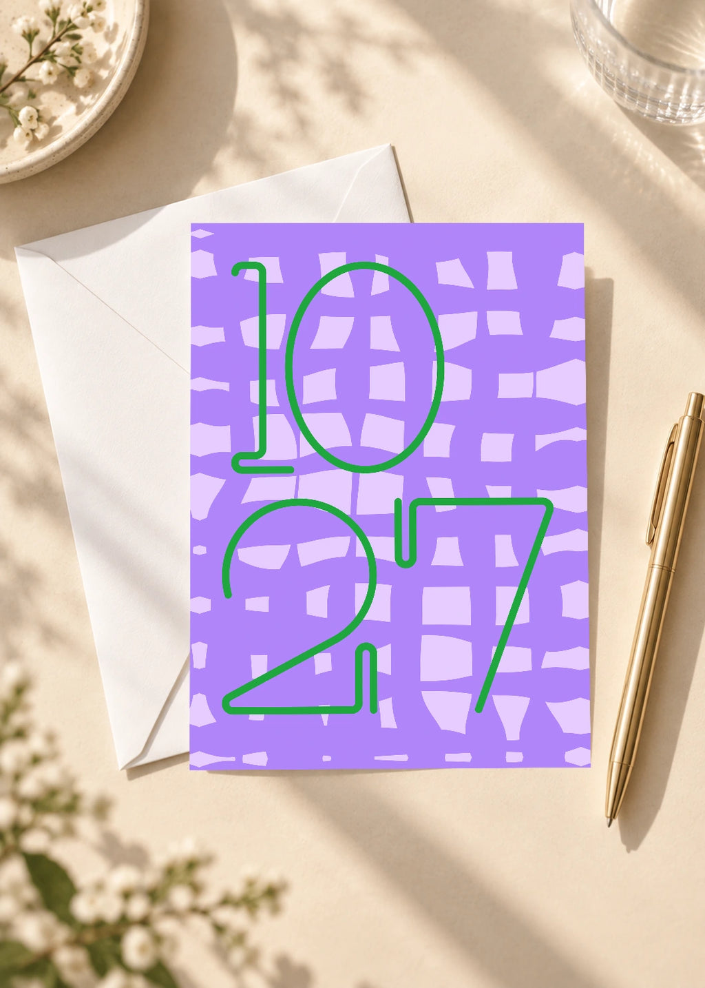 October 27 DAYMARK card — Olive Matrix — scene 4