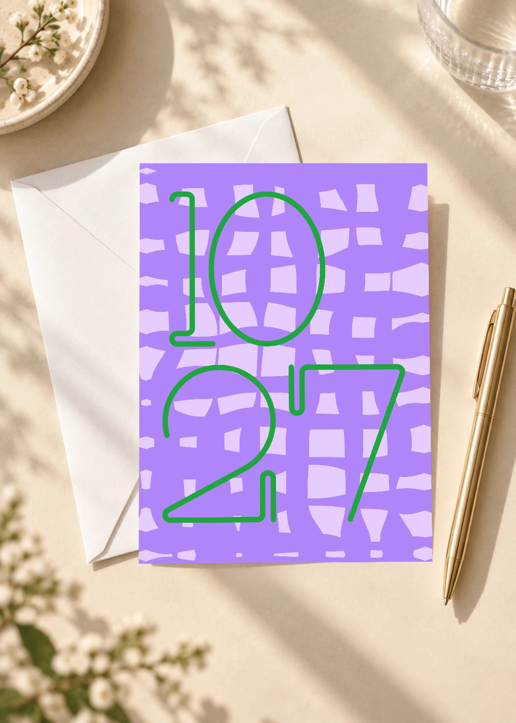 October 27 DAYMARK card — Olive Matrix — scene 4