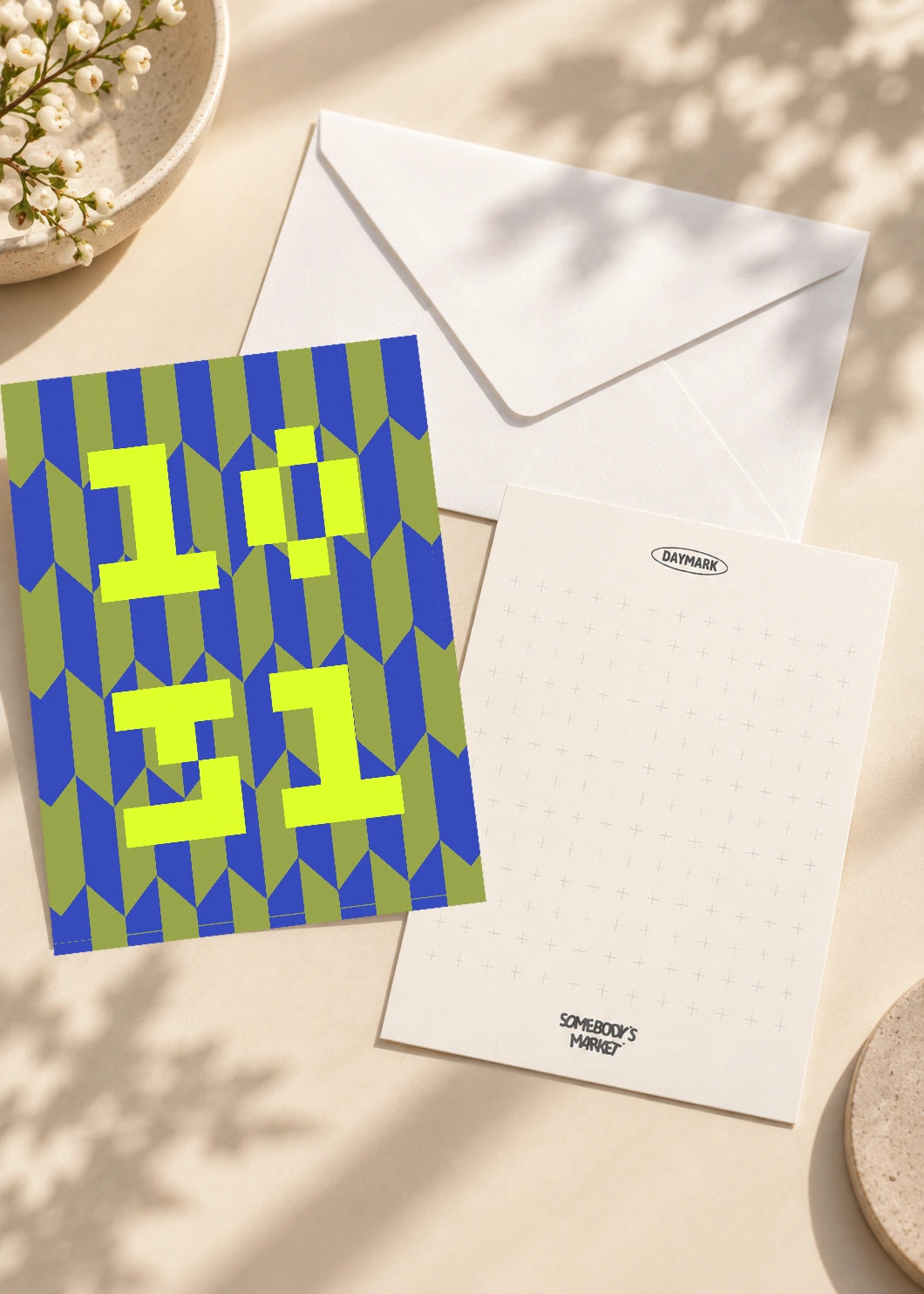 October 31 DAYMARK card — Acid Blocks — scene 2