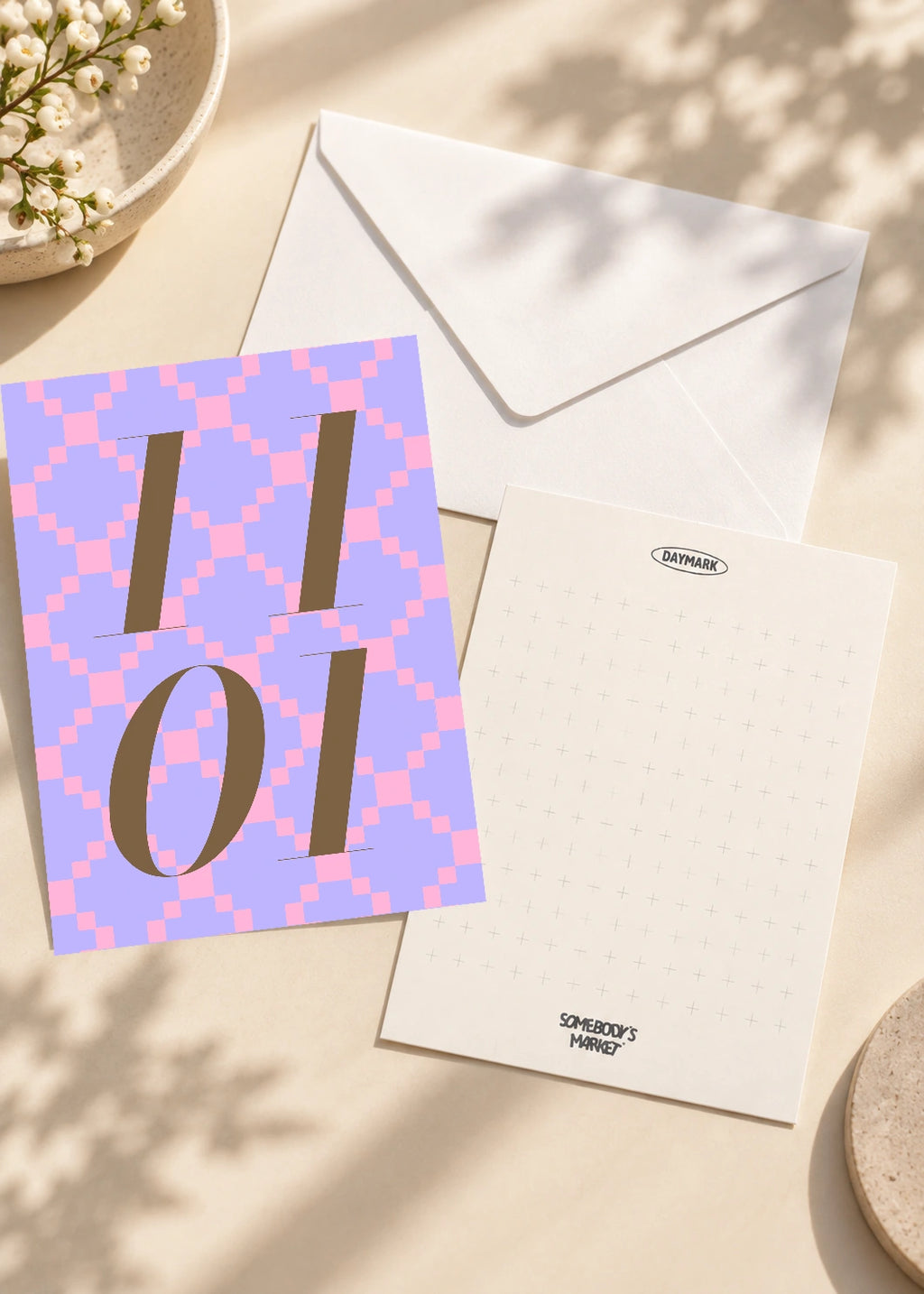 November 1 DAYMARK card — Cocoa Facets — scene 2