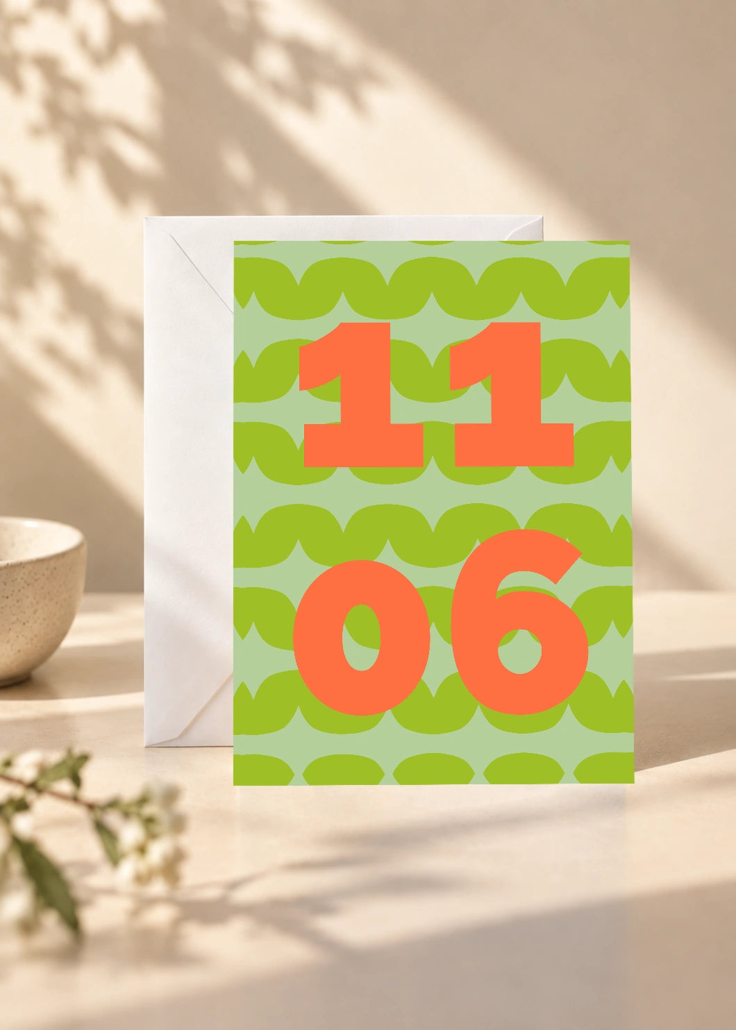 November 6 DAYMARK card — Coral Waves — scene 1