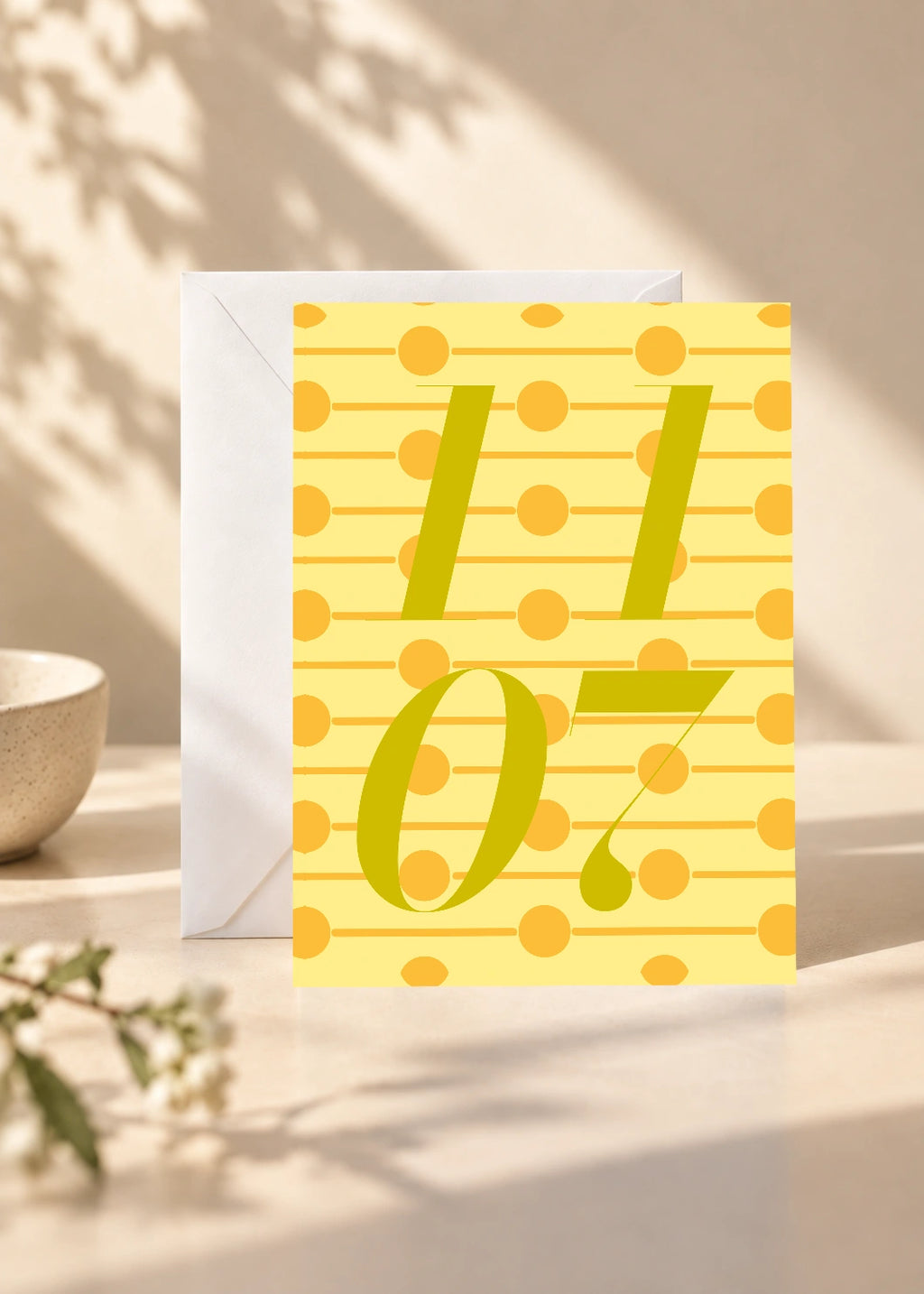November 7 DAYMARK card — Ochre Notes — scene 1