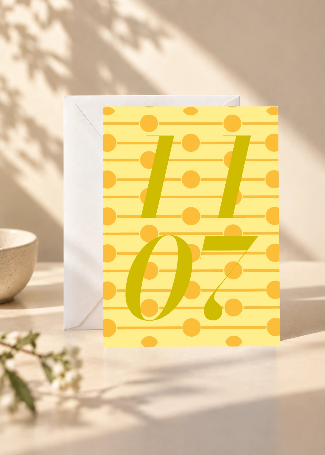 November 7 DAYMARK card — Ochre Notes — scene 1