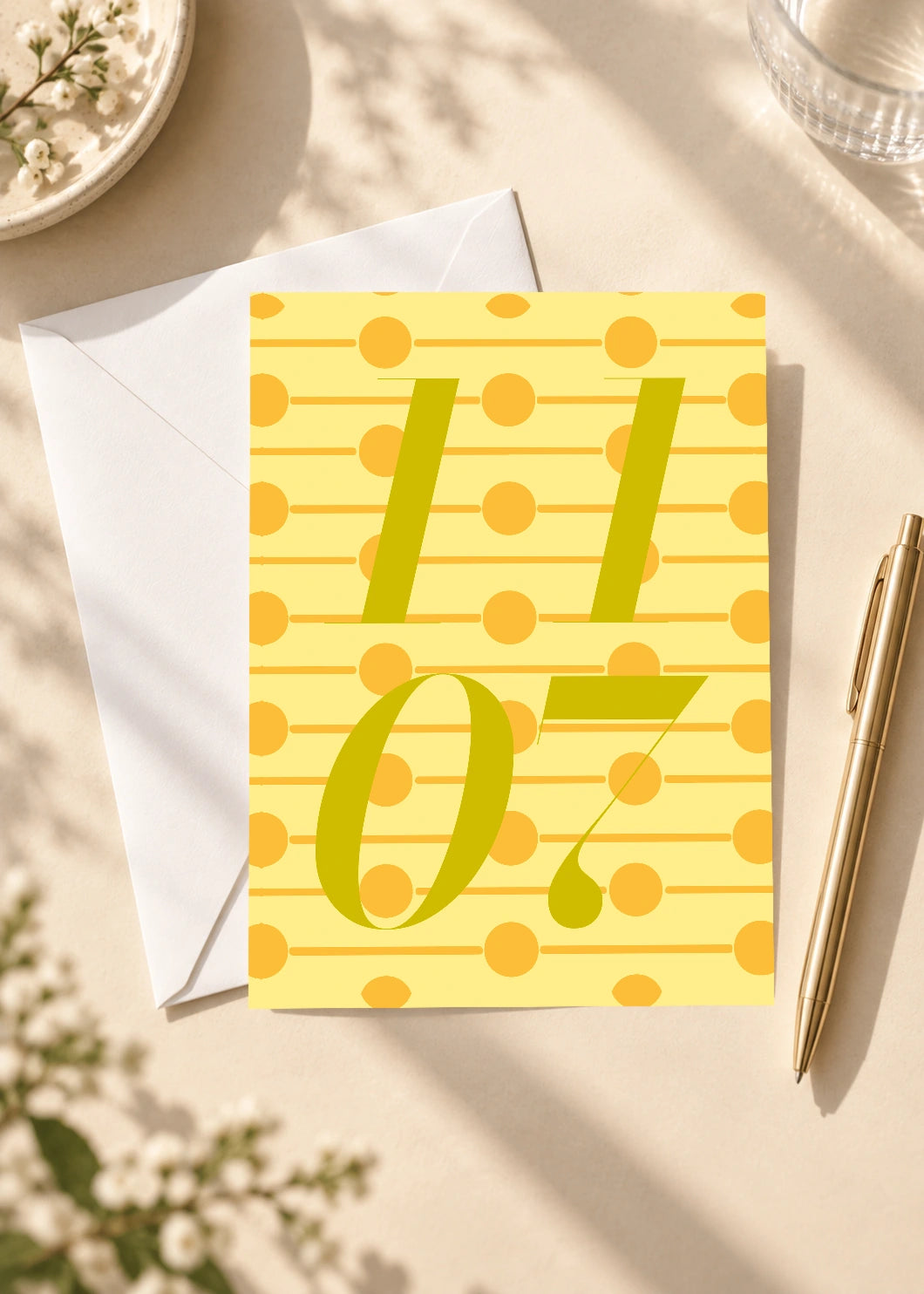 November 7 DAYMARK card — Ochre Notes — scene 4