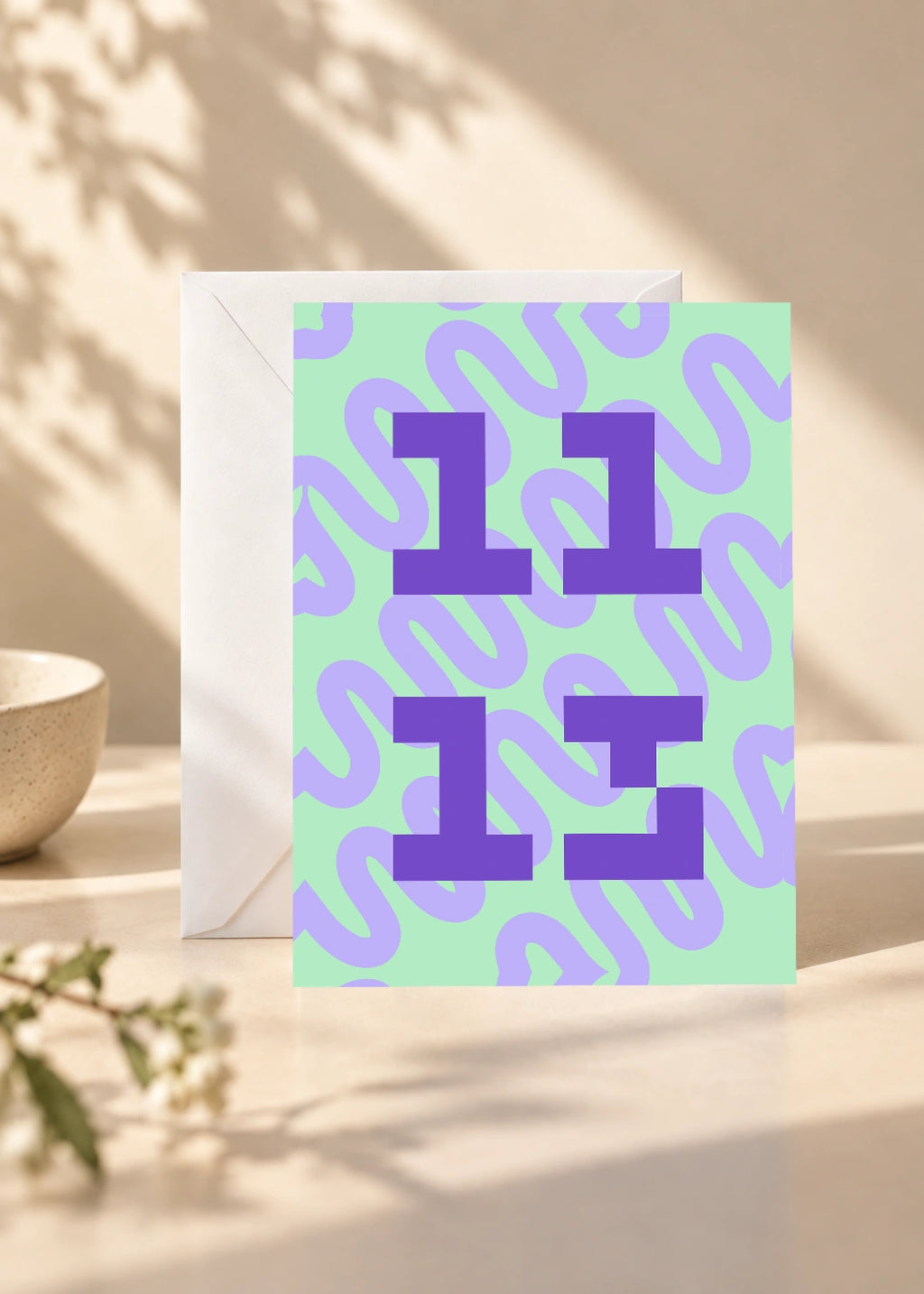 November 13 DAYMARK card — Purple Modules — scene 1