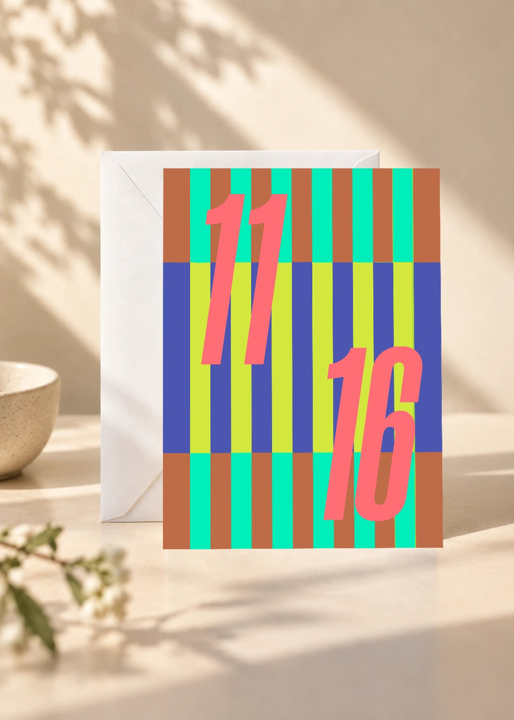 November 16 DAYMARK card — Coral Rails — scene 1