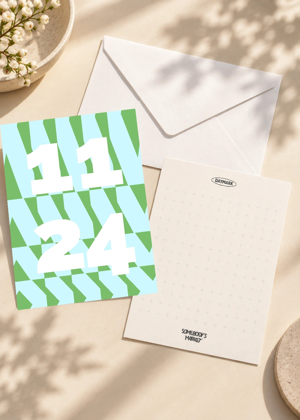 November 24 DAYMARK card — White Fan — scene 2