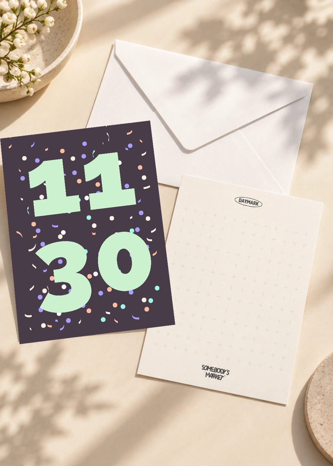 November 30 DAYMARK card — Mint Party — scene 2