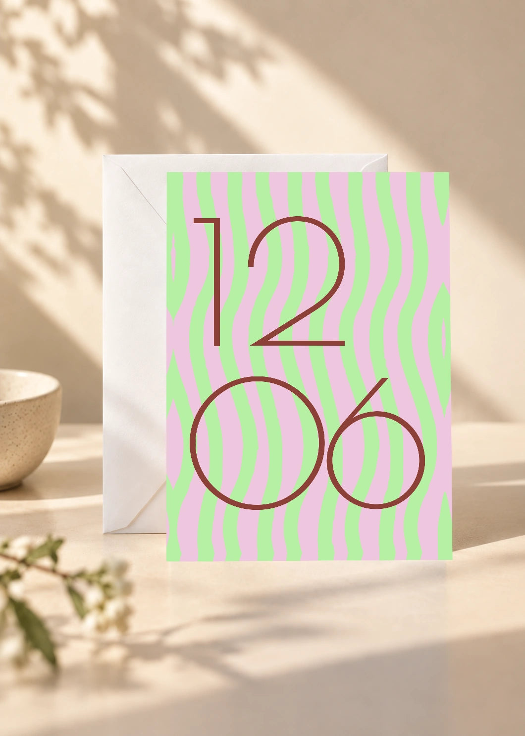 December 6 DAYMARK card — Rose Waves — scene 1