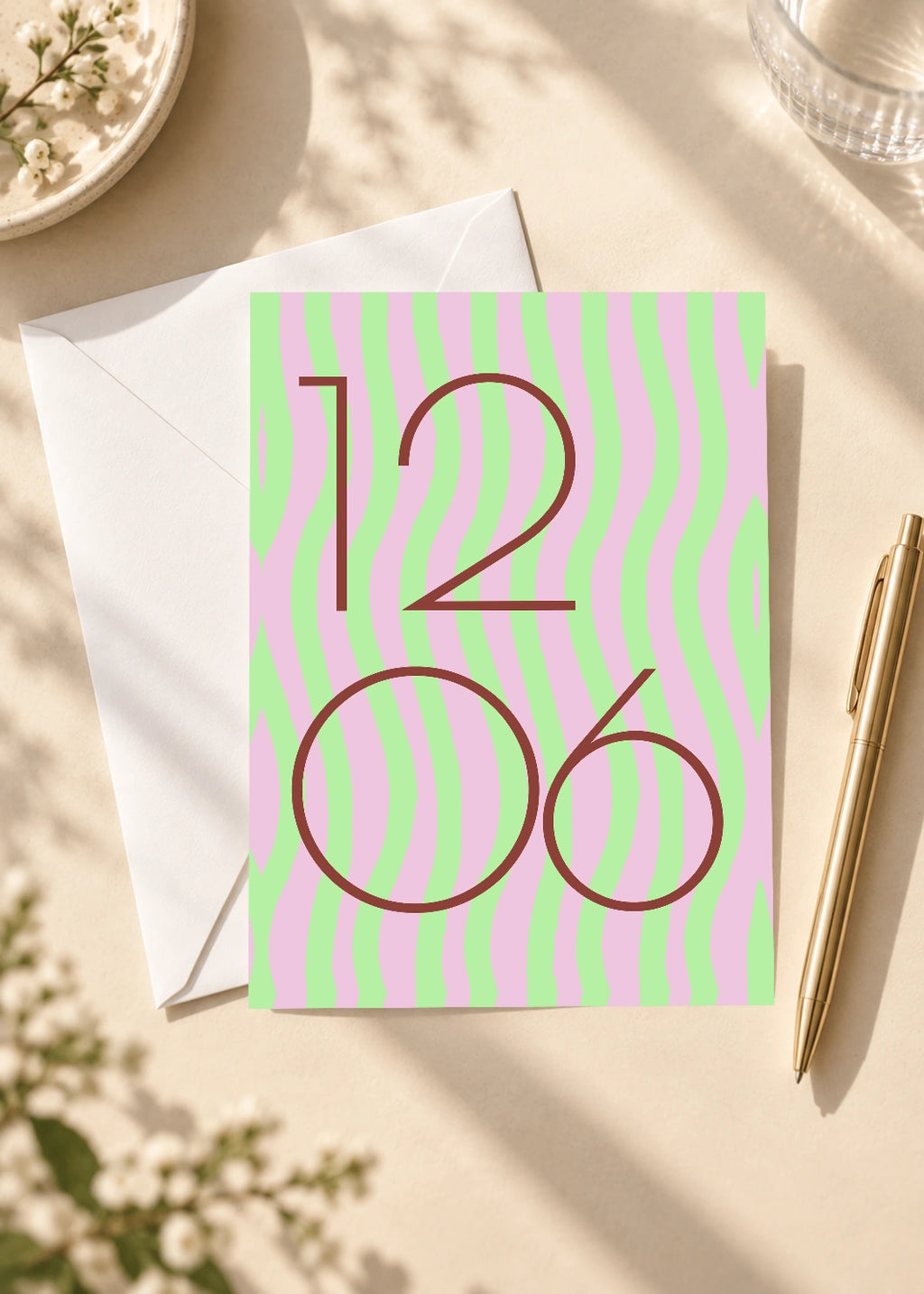 December 6 DAYMARK card — Rose Waves — scene 4