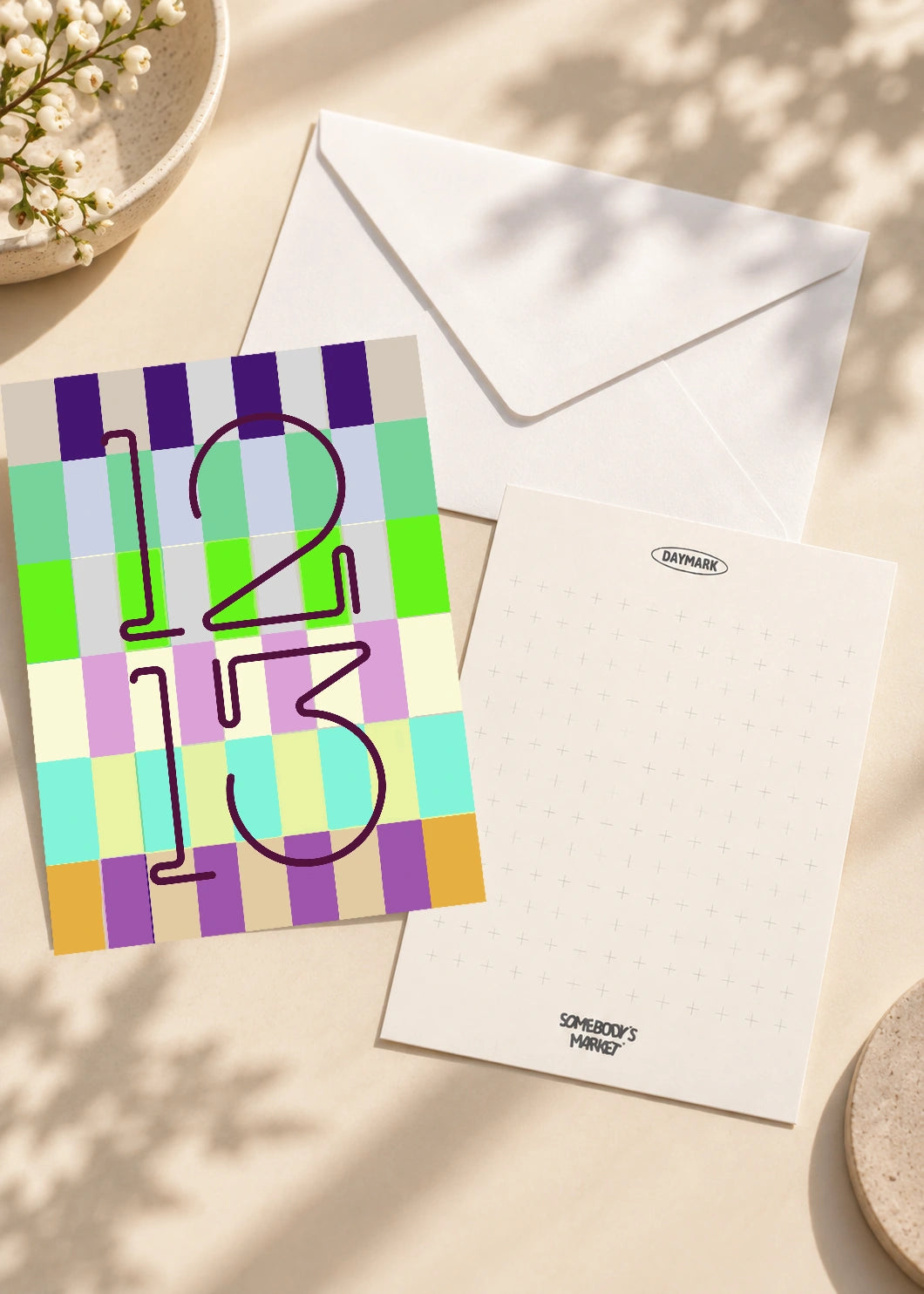 December 13 DAYMARK card — Plum Window — scene 2