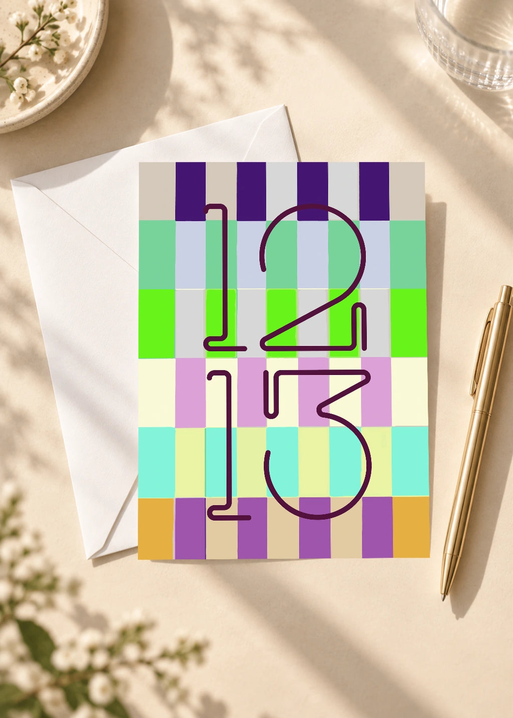 December 13 DAYMARK card — Plum Window — scene 4