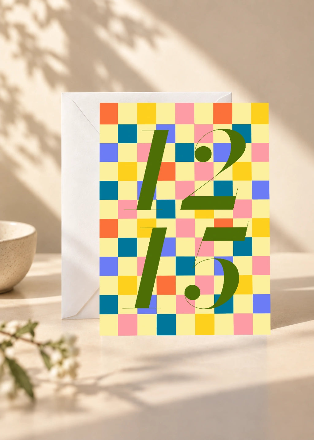 December 15 DAYMARK card — Olive Mosaic — scene 1