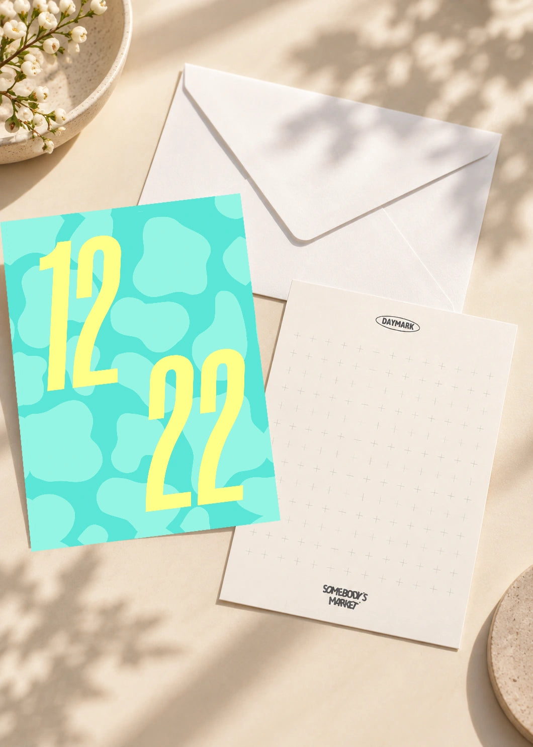 December 22 DAYMARK card — Lemon Shapes — scene 2