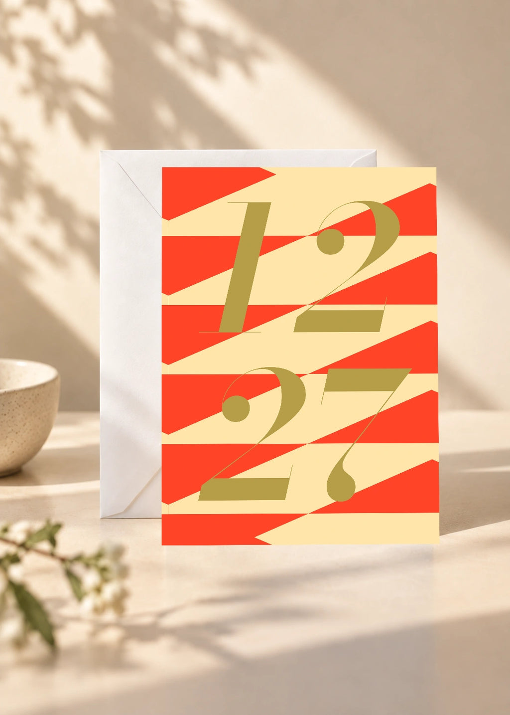 December 27 DAYMARK card — Olive Speed — scene 1