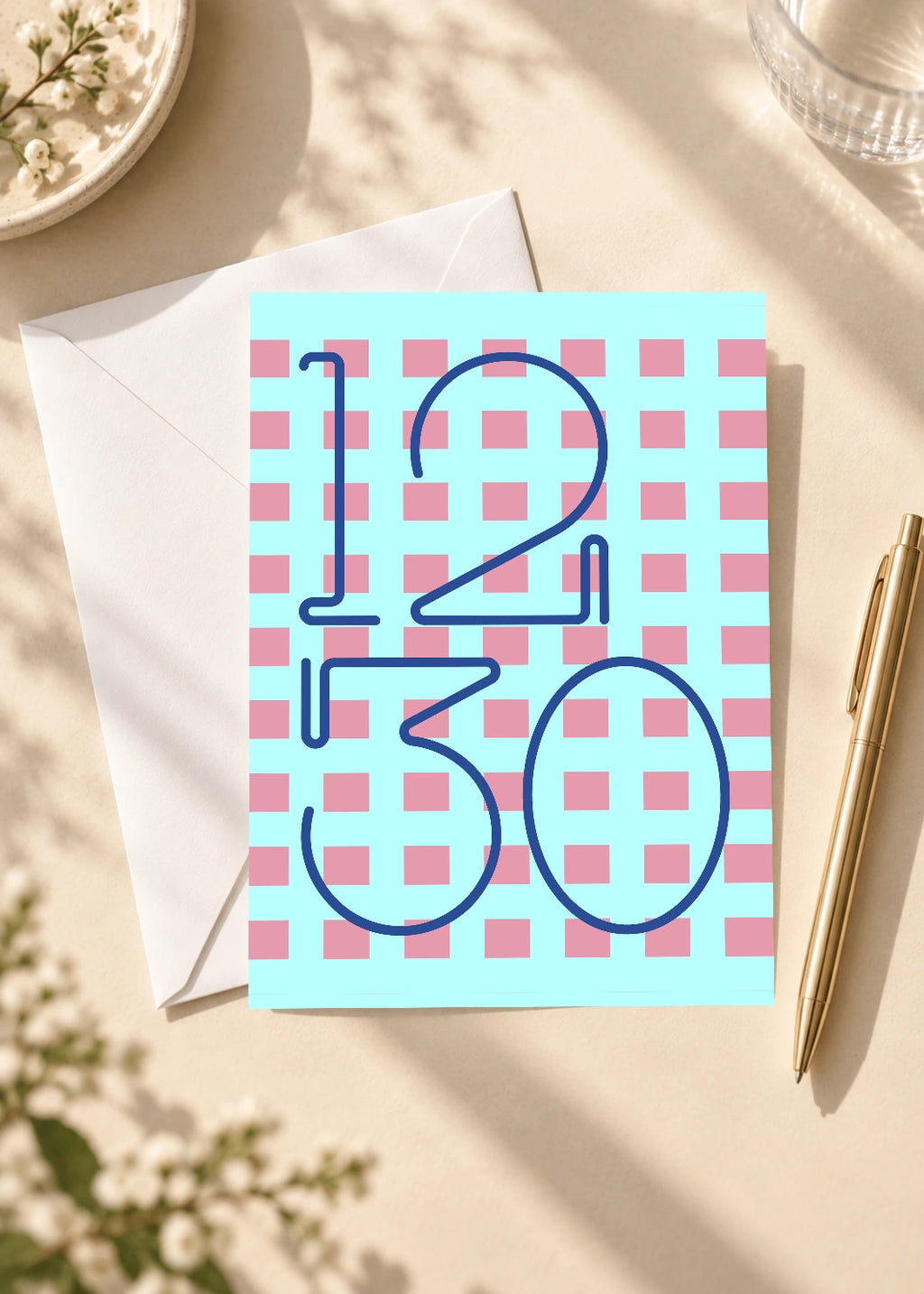 December 30 DAYMARK card — Blue Grid — scene 4