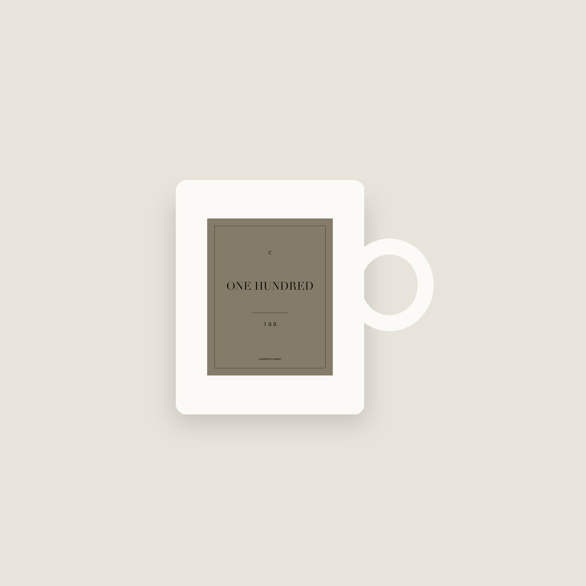 One Hundred · 100th Birthday Mug