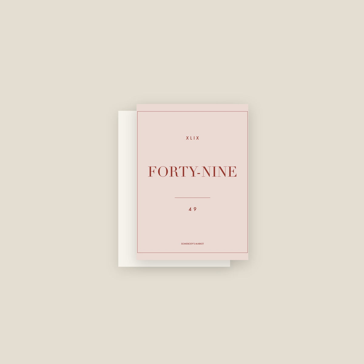Forty-Nine · 49th Birthday Card