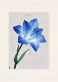 September 28 Japanese Gentian birth flower card — clean
